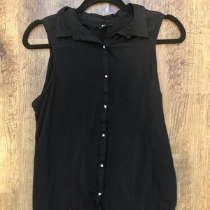 H&M XS Black Blouse